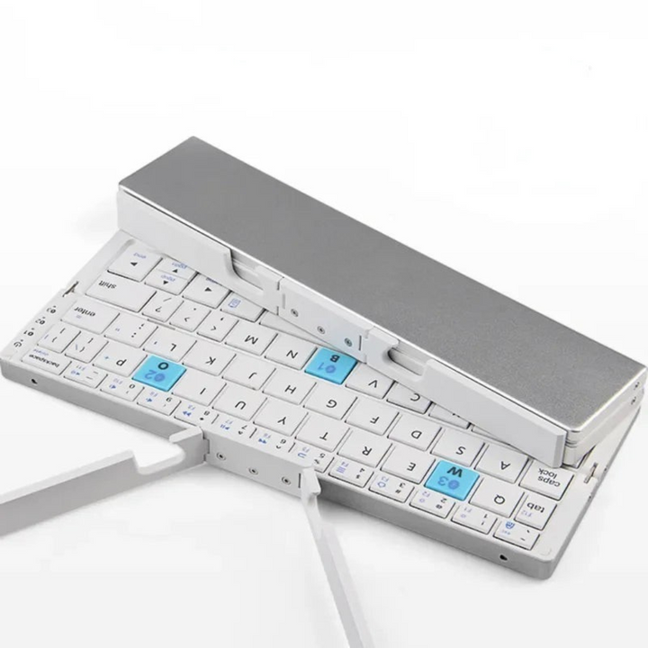 Foldable Bluetooth Keyboard | Magnetic Phone Stand Design