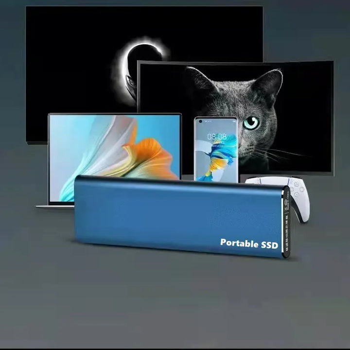 Portable External Hard Drive | 4TB USB-C Ultra Thin Storage