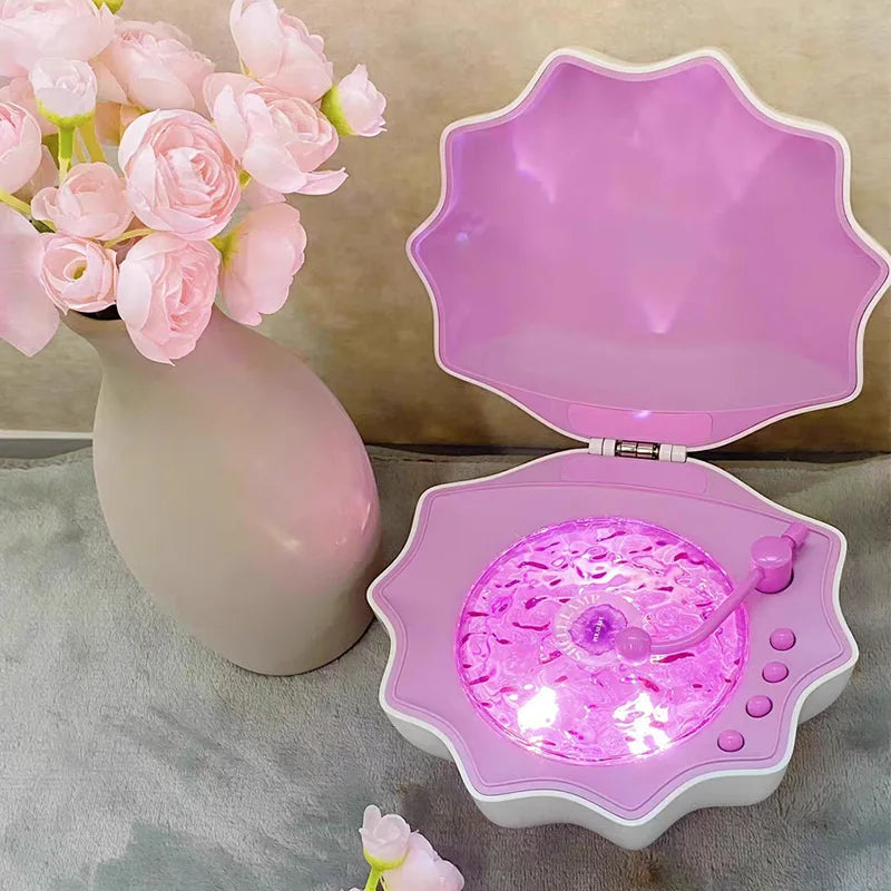 Coastal Night Light Speaker | Shell Design With Ocean Ambience