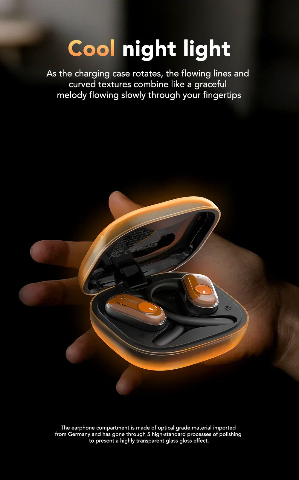 Wireless Earbuds | Dynamic Light Flow Charging Case